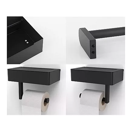 Loft toilet paper holder loft wc shelf steel