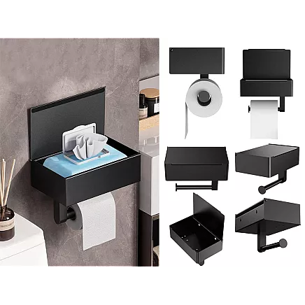 Loft toilet paper holder loft wc shelf steel