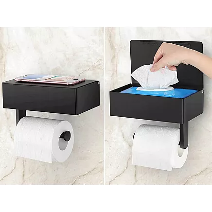 Loft toilet paper holder loft wc shelf steel