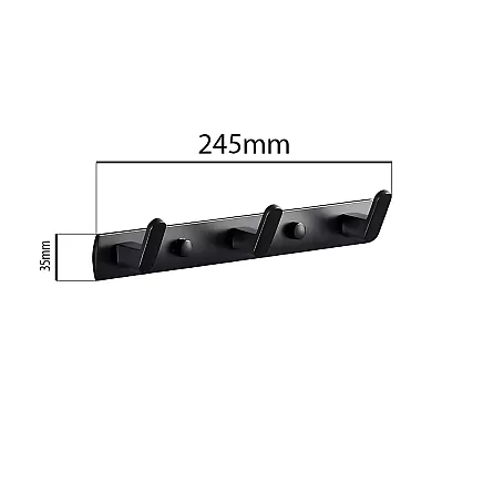 Bathroom hanger for clothes, towels, kitchen loft wall hanger 24.5cm