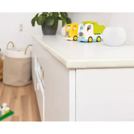 Foam corner protector for furniture corners white stickers x4