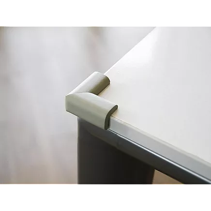 Furniture corner guards for furniture corners grey stickers x4