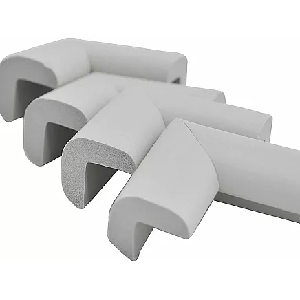 Furniture corner guards for furniture corners grey stickers x4