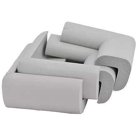 Furniture corner guards for furniture corners grey stickers x4