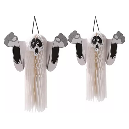 Ghost paper pendant halloween ghost 3d folded paper decoration