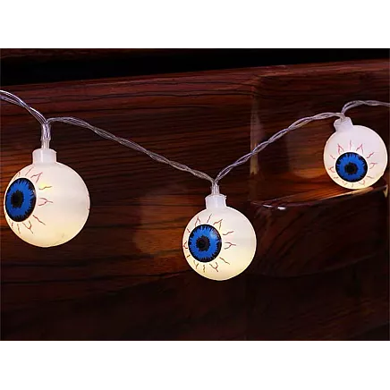 10 Led Piekaramie Lukturi Halloween Acis 200Cm Kvēlojoša Apdare Acu