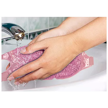 Atvēsinoša Gēla Sejas Maska Relaksējoša Sejas Komprese, Rozā