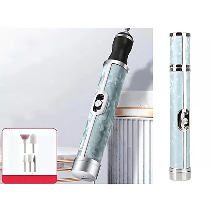 Nail milling machine manicure pedicure cutters set usb rechargeable battery