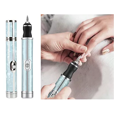 Nail milling machine manicure pedicure cutters set usb rechargeable battery