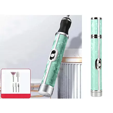 Nail milling machine manicure pedicure cutters set usb rechargeable battery