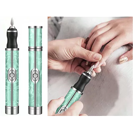 Nail milling machine manicure pedicure cutters set usb rechargeable battery