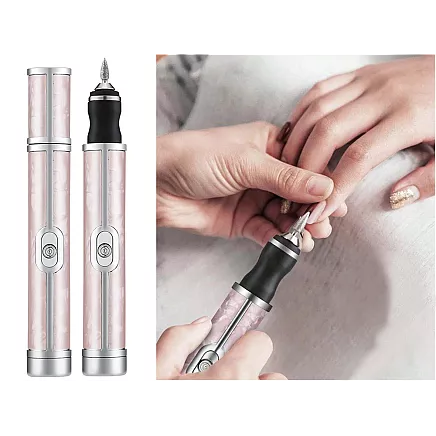 Nail milling machine manicure pedicure cutters set usb rechargeable battery