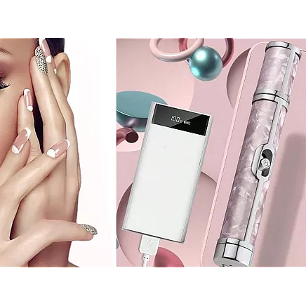 Nail milling machine manicure pedicure cutters set usb rechargeable battery