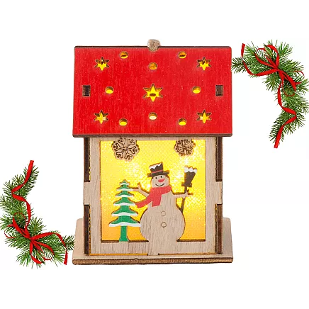 Koka Ziemassvētku Laterna, Eglītes Rotājums