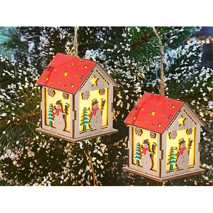 Koka Ziemassvētku Laterna, Eglītes Rotājums