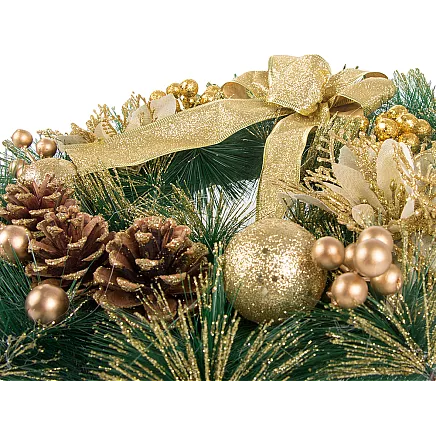 Ziemassvētku Adventes Durvju Vainags, 40 cm