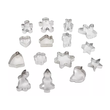 Gingerbread cookie cutters christmas cookies 15 pcs. To bake