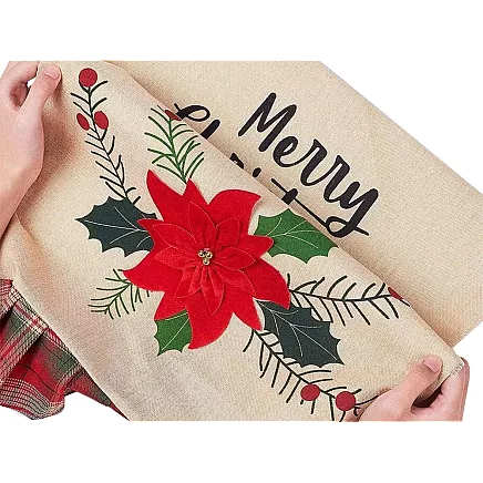 Chair back cover christmas decoration christmas decoration decoration