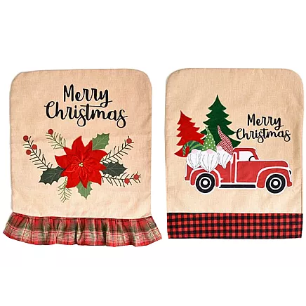 Chair back cover christmas decoration christmas decoration decoration