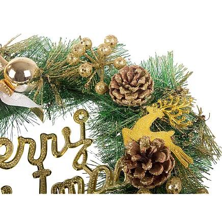 Ziemassvētku Adventes Durvju Vainags, 40 cm