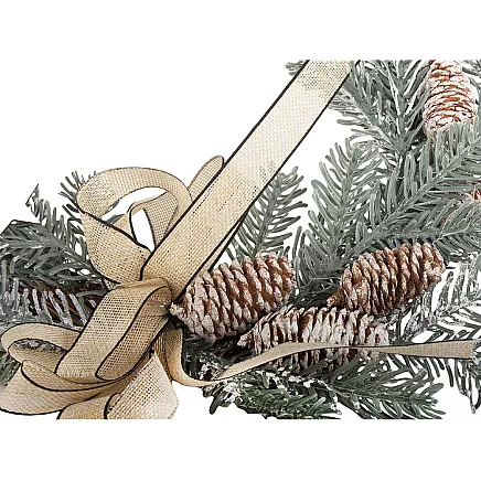 Ziemassvētku Adventes Durvju Vainags, 30 cm