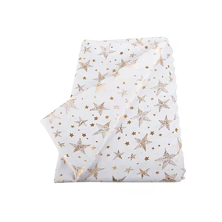Christmas tablecloth christmas white stars snowflakes 140x220cm