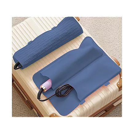 Silicone cover bag for flat iron curling iron hair dryer travel case