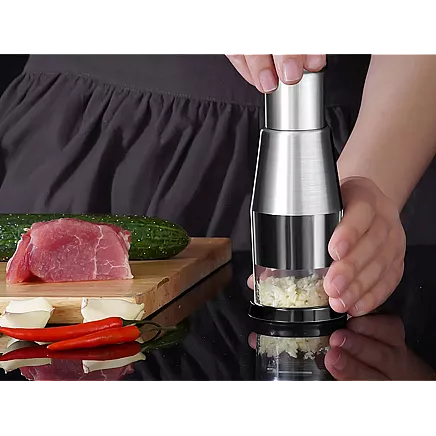 Rotary vegetable and fruit chopper for garlic hand chopper shredder