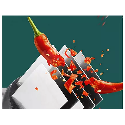 Rotary vegetable and fruit chopper for garlic hand chopper shredder