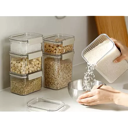 Hermētisks makaronu konteineru komplekts, 5 gab.