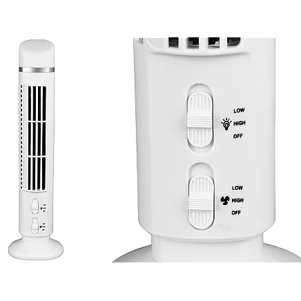 Column fan lamp desk fan standing bladeless fan blower