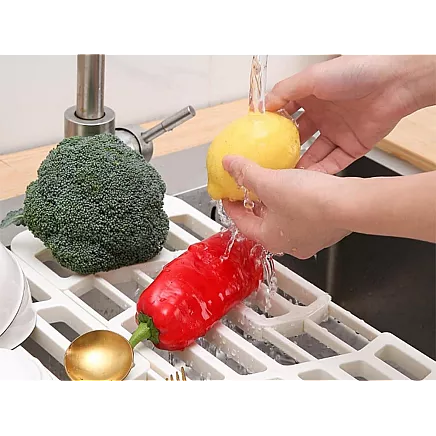 Drainer sink drier fruits vegetables for drying telescopic