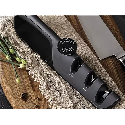 Knife sharpener kitchen scissors sharpening non-slip adjustment