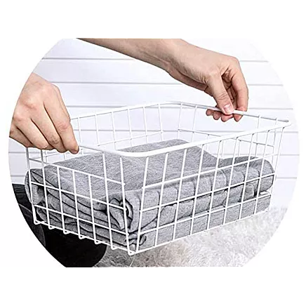 Loft metal wire basket loft metal organiser for kitchen for fruit white large