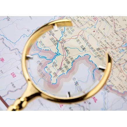 Reading magnifying glass manual magnifying glass gold magnification 6x