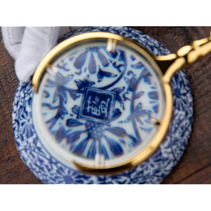 Reading magnifying glass manual magnifying glass gold magnification 6x