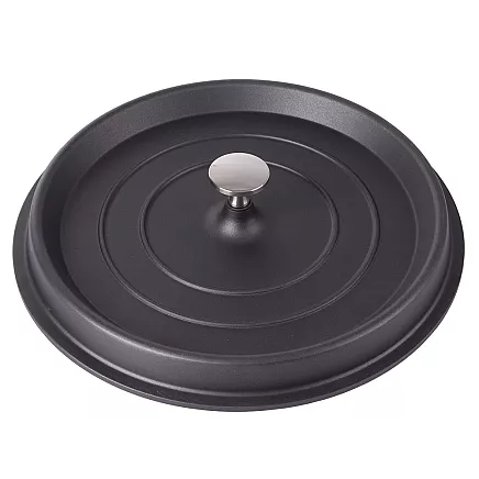 Cepamais katls ar vāku un nepiedegošu pārklājumu, 6,6 l, lietais alumīnijs