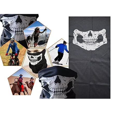 Chimney balaclava face scarf bandama skull multifunctional tunnel skull