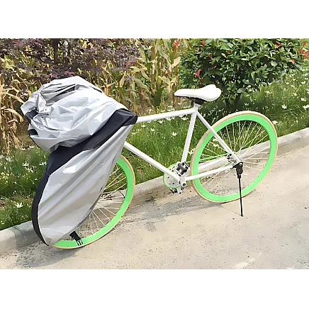 Verk Group velosipēdu pārsegs 200x110 cm sudraba