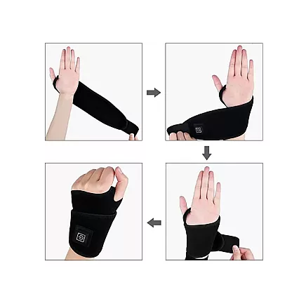 Wrist pain warming brace usb orthosis 3 levels