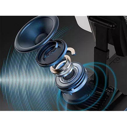 Teleskopisks telefona statīvs ar Bluetooth skaļruni un power bank, melns