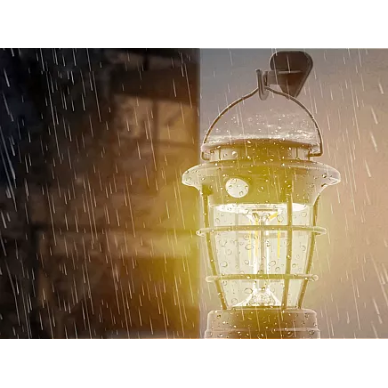 Saules dārza lampa LED laterna ar kustības sensoru USB, melna