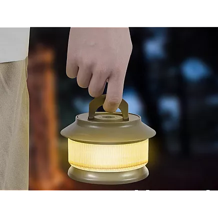 Camping light rechargeable led garland on roll 20m warm