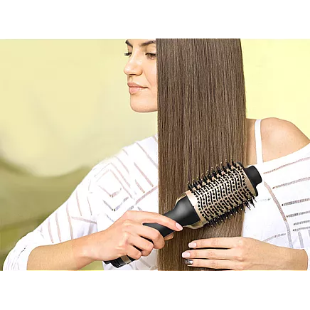 Hair dryer curling iron hair straightener styling brush large 4 in 1
