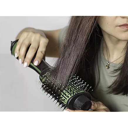 Hair dryer curling iron hair straightener styling brush large 4 in 1