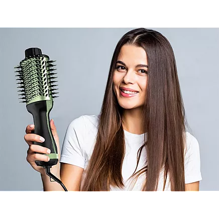 Hair dryer curling iron hair straightener styling brush large 4 in 1