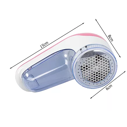 Clothes shaver for sweaters, upholstery, clothing, USB container, 3 blades, rechargeable battery