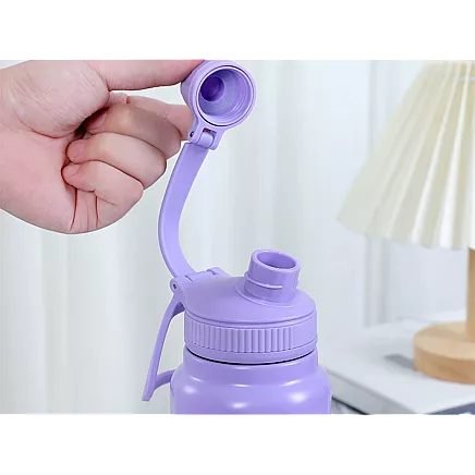 Thermos flask, thermal mug, 700 ml capacity, with handle, for hot and cold drinks