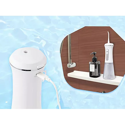 Bezvadu mutes irigators ar 350 ml tvertni un DIY režīmu, portatīvs