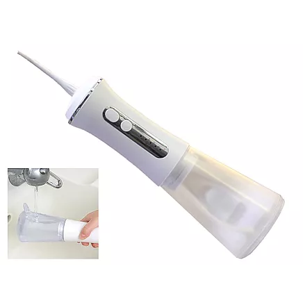 Bezvadu mutes irigators ar 350 ml tvertni un DIY režīmu, portatīvs